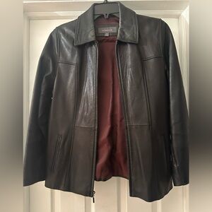 Liz Claiborne Black Leather Jacket